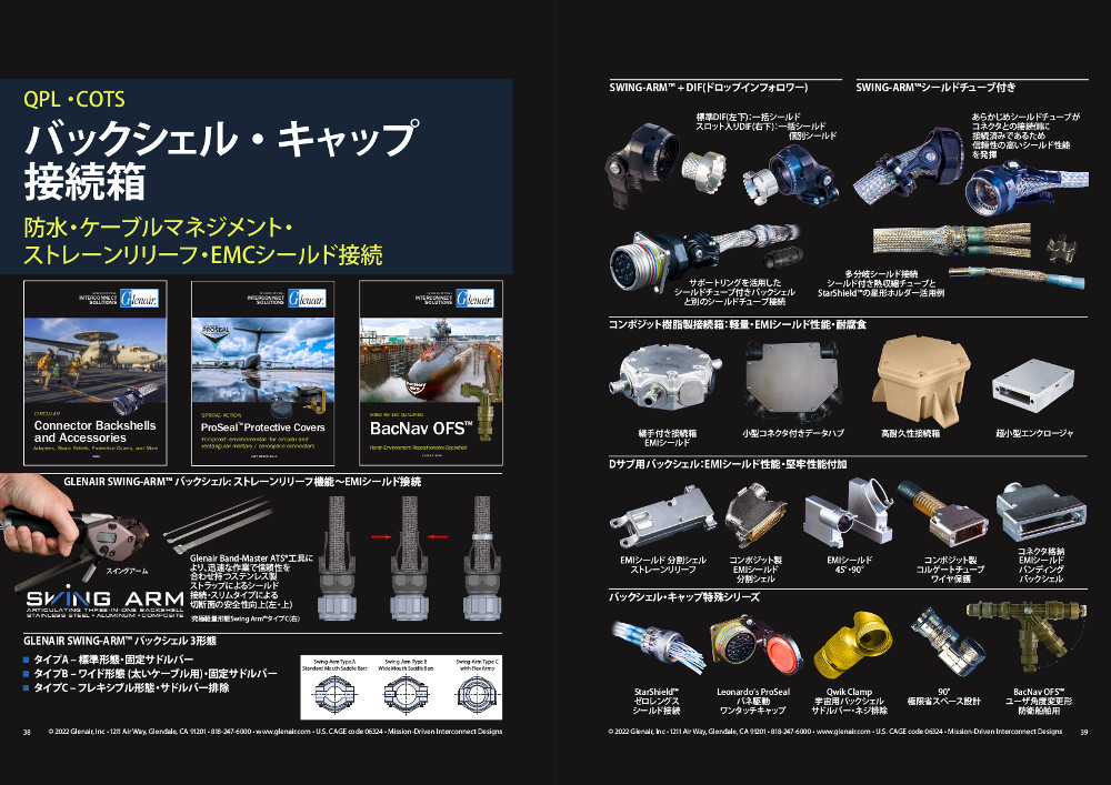 バックシェル　コネクタ
