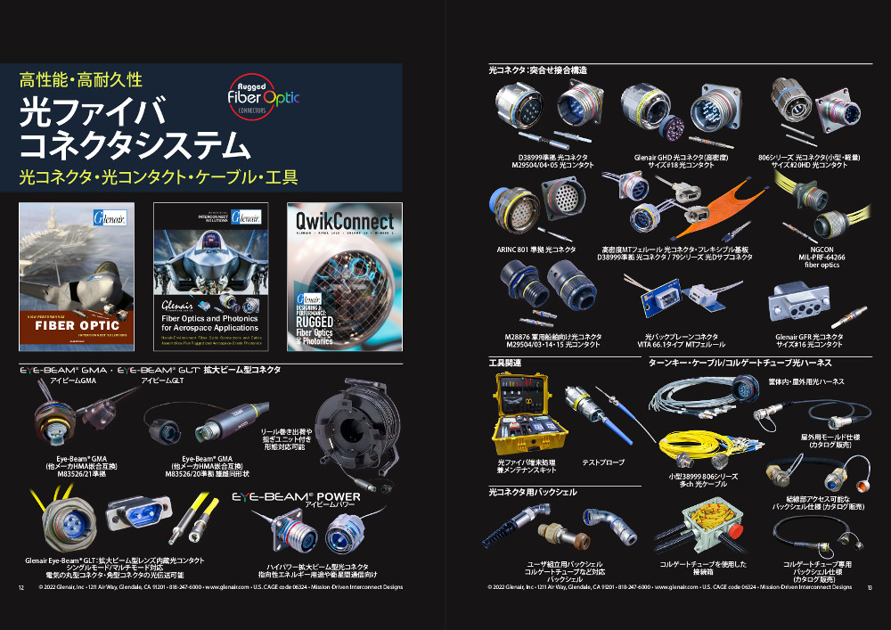 光ファイバコネクタシステム