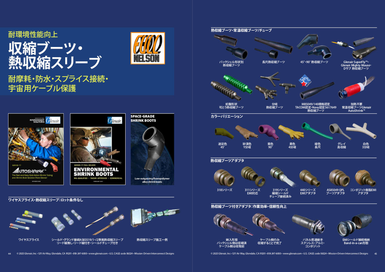 収縮ブーツ・熱収縮スリーブ