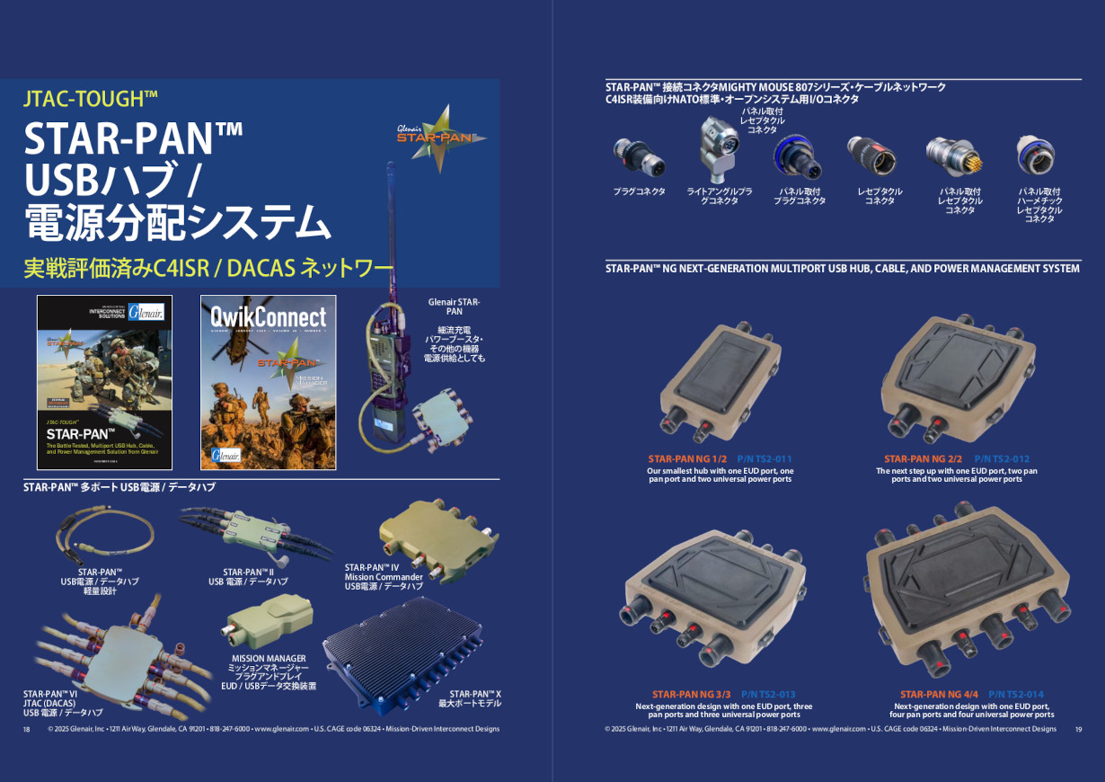 STAR-PAN™ USBハブ / 電源分配システム